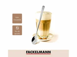 Fackelmann Set de Cucharas Cóctel Acero Inoxidable (19 cm)