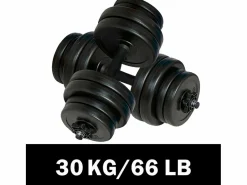 vidaxl Set de mancuernas Power Plus 30kg