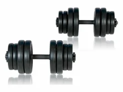 vidaxl Set de mancuernas Power Plus 30kg