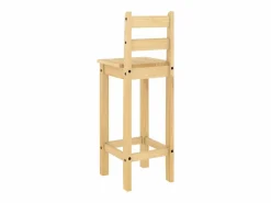 vidaxl Set de mesa alta y taburetes de bar 3 pzas madera maciza pino