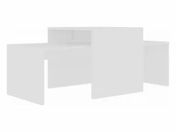Best Set de mesas de centro madera contrachapada 100x48x40 cm Mesa De Centro