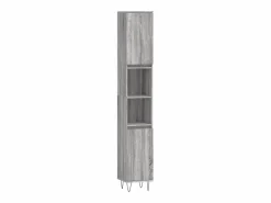 Sale vidaxl Set de muebles de baño 3 pzas madera contrachapada sonoma Gris