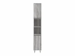 Sale vidaxl Set de muebles de baño 3 pzas madera contrachapada sonoma Gris