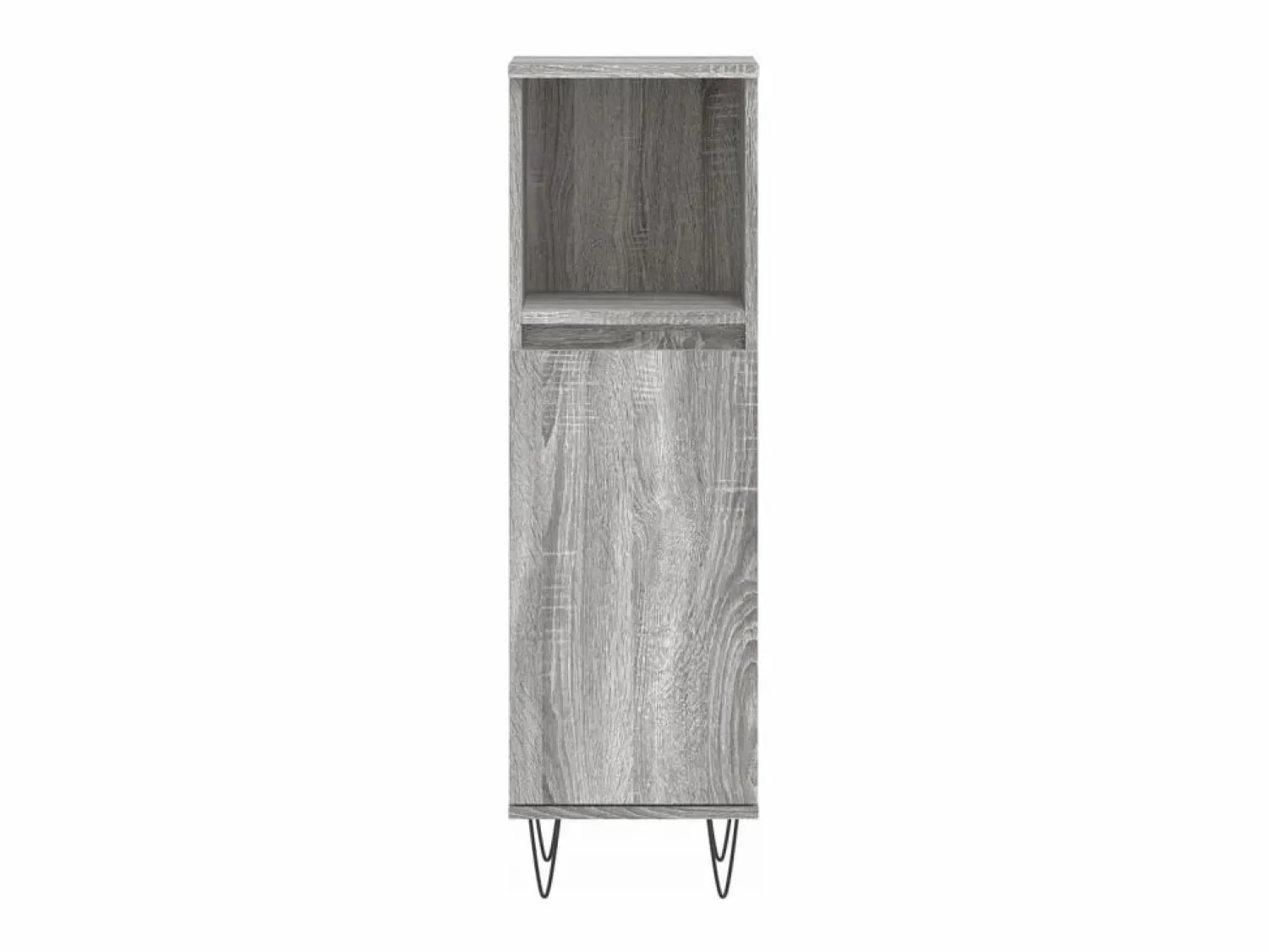 Sale vidaxl Set de muebles de baño 3 pzas madera contrachapada sonoma Gris