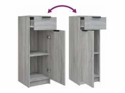 vidaxl Set de muebles de baño 5 pzas madera contrachapada sonoma