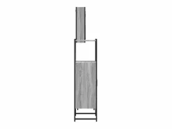 Outlet Set de muebles de baño 3 pzas madera contrachapada sonoma Estantería Sobre Inodoro