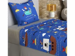New Set de sábanas 180x290 cm PIRATAS , 100% algodón 57 hilos/cm2 Ropa De Cama|Juego De Sábanas