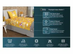 Sale Set de sábanas 180x290 cm SIRENES , 100% algodón 57 hilos/cm2 Ropa De Cama|Juego De Sábanas