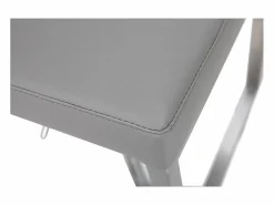 Online Miliboo Set de 2 taburetes de cocina regulables es con acero cromado KYLE Gris