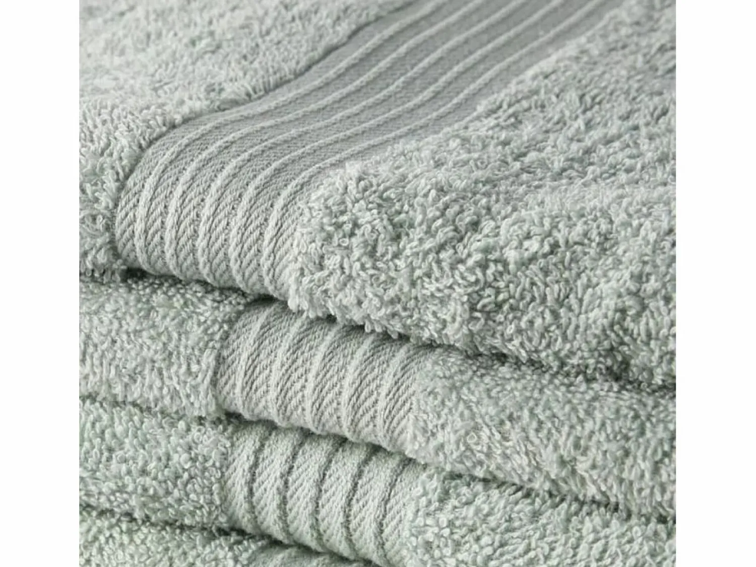 New Today Set de Toallas Essential Verde Claro 70 x 130 cm (5 Unidades) Verde almendra