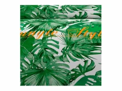 Best Soleil d'ocre Set funda nórdica de algodón 57 hilos/cm2 260x240 cm NOUMEA y Blanco Verde