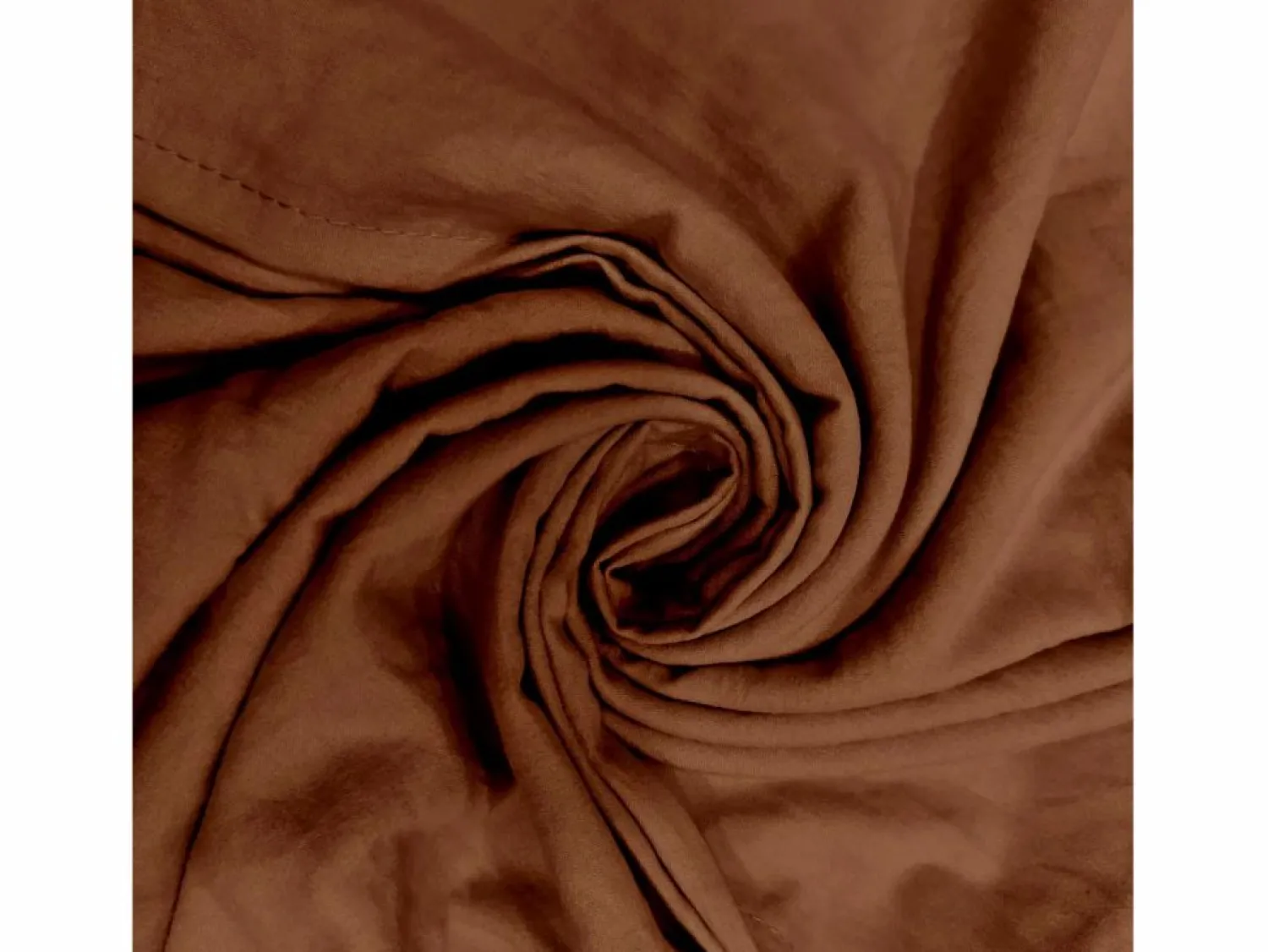Soleil d'ocre Set funda nórdica de microfibra lavada 140x200 cm BOHEME terra, por Intemporel