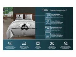 Hot Set funda nórdica dibujo colocado 140X200 cm AVA 100% algodón 57 hilos/cm2, pr Ropa De Cama|Juego De Sábanas