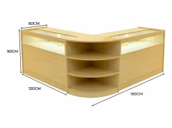 Discount Set Mostradores Comerciales con Luz LED