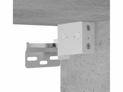 vidaxl Set muebles de baño 5 piezas madera ingeniería hormigón