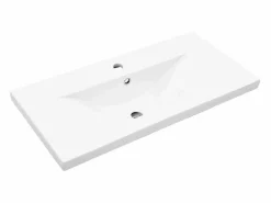 Hot vidaxl Set muebles de baño 2 piezas madera contrachapada hormigón Gris