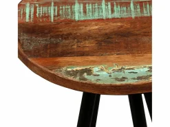 vidaxl Set muebles de bar 3 piezas madera maciza reciclada