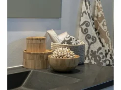 Les Tendances Set van 3 CADIMA opbergmanden – katoen Beige