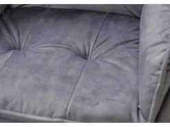 Discount silla - terciopelo - 66 x 63 cm - TERRY Silla De Escritorio