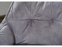 Discount silla - terciopelo - 66 x 63 cm - TERRY Silla De Escritorio