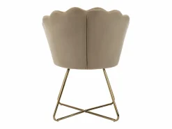 Hot Vente-unique Silla - Terciopelo y metal - Color: - FIORI Beige