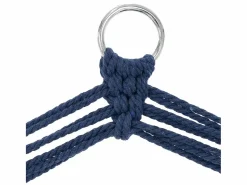 Best ECD Germany Silla colgante asiento hamaca relax multicolor 120 kg Azul