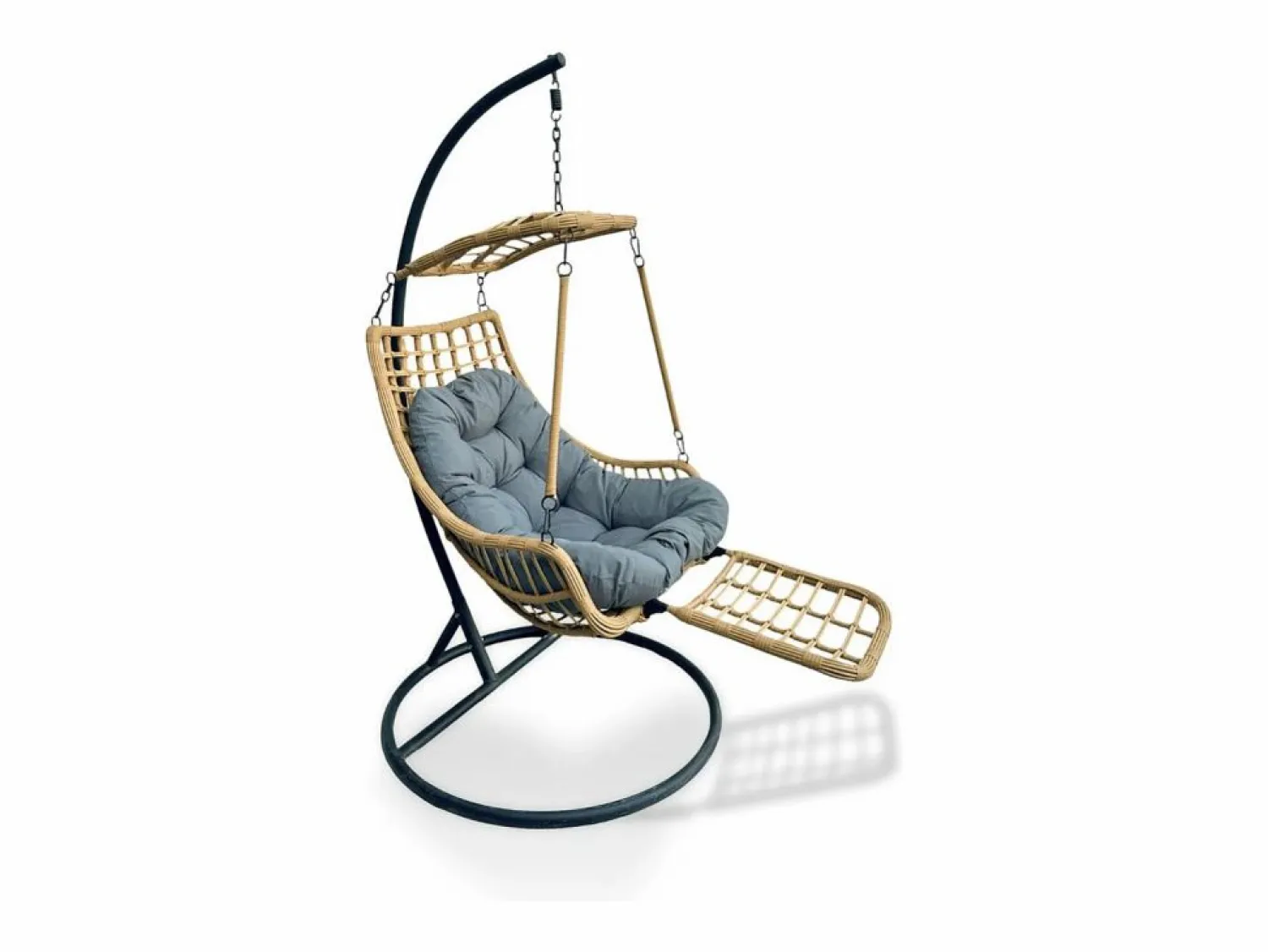 Silla Colgante Yoevu - con reposapiés para interior y exterior - YV-RELAXCHAIR