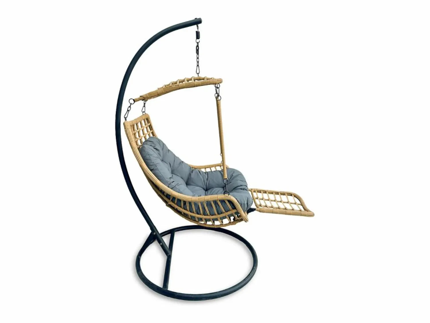 Silla Colgante Yoevu - con reposapiés para interior y exterior - YV-RELAXCHAIR