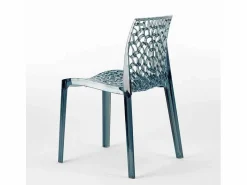 AHD Silla de cocina o de comedor de Policarbonato Gruvyer - Gris