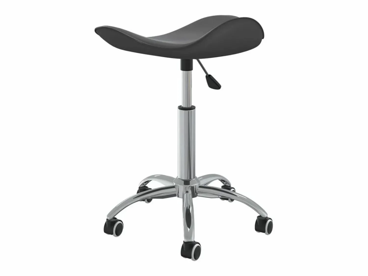 Clearance Silla de comedor giratoria de cuero sintético Taburete De Oficina