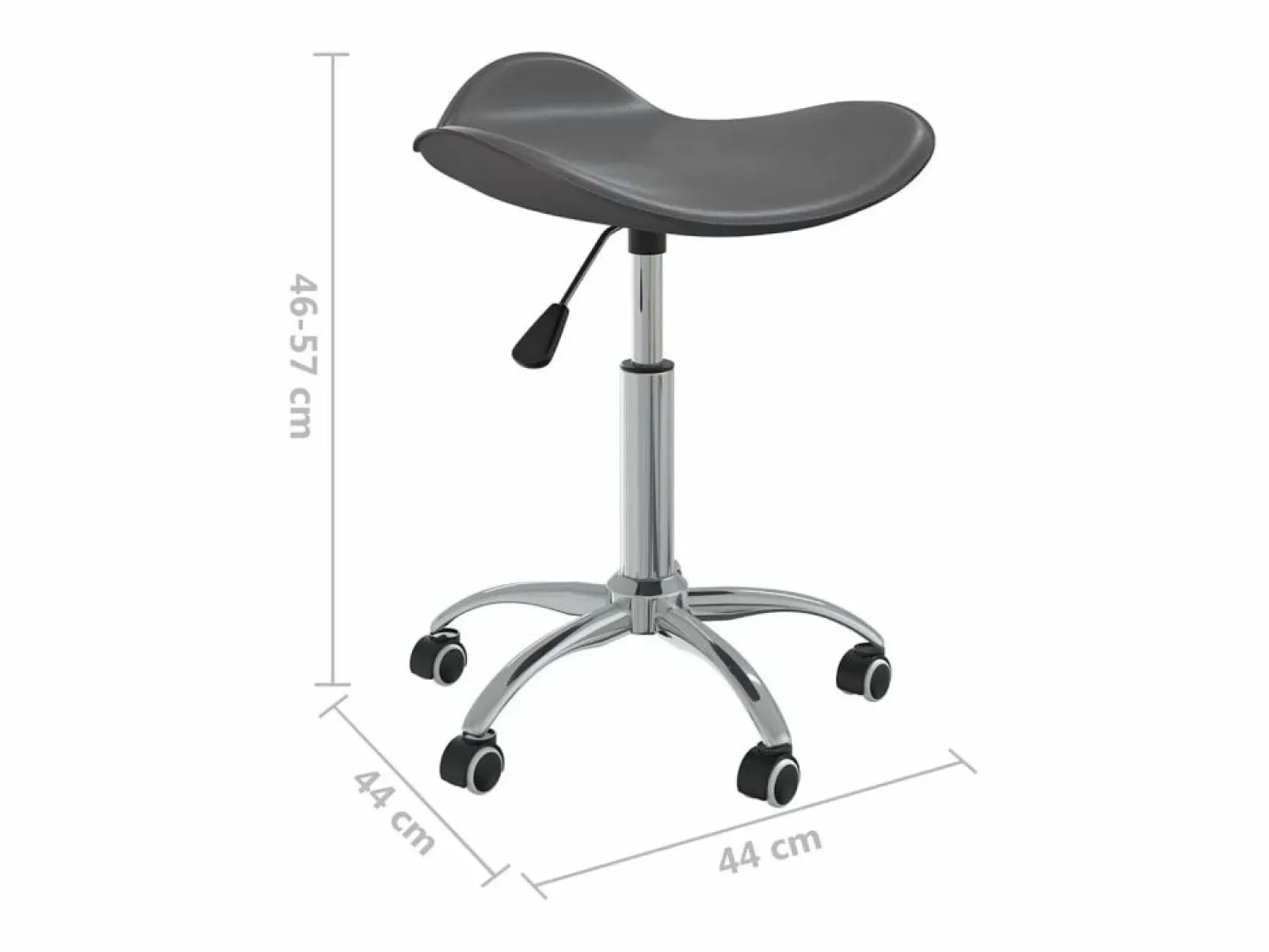 Clearance Silla de comedor giratoria de cuero sintético Taburete De Oficina