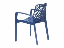 Clearance Silla de comedor polipropileno para cocina y bar Grand Soleil Gruvyer Arm - Marino Comedores De Jardín