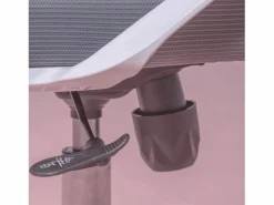 New Nest Dream Silla de escritorio ergonómica en malla transpirable y reposacabezas ajustable - Mesh - Gris Oscuro Gris antracita