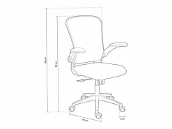 Best Silla de escritorio Lexi giratoria altura regulable /blanco Silla De Escritorio