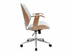 Best Miliboo Silla de escritorio moderna tejido claro YORKE Gris
