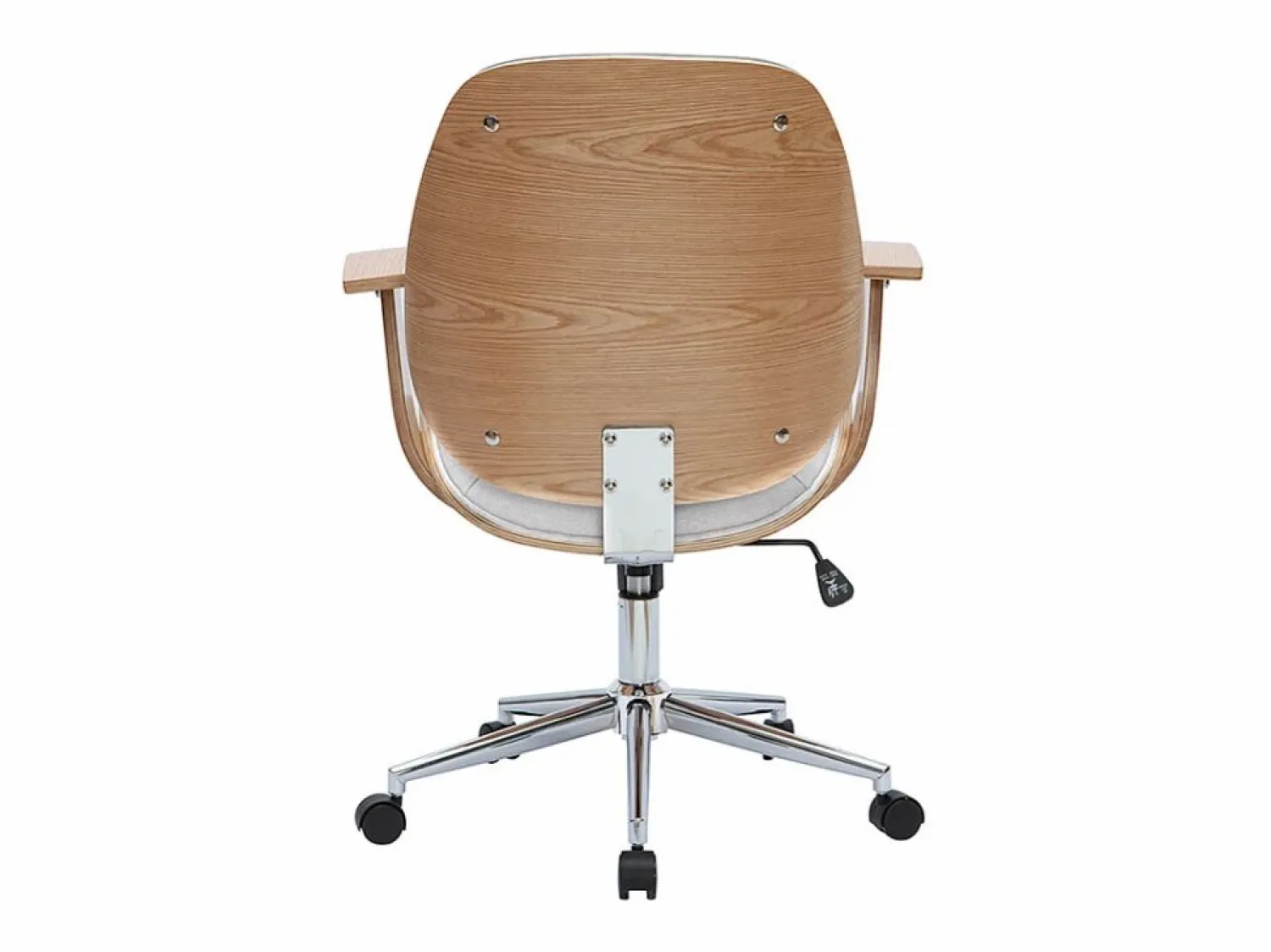 Best Miliboo Silla de escritorio moderna tejido claro YORKE Gris
