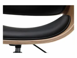 Clearance Silla de escritorio y madera clara con ruedas BENT Silla De Oficina