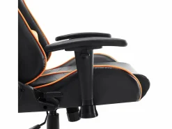 Clearance Silla de gaming de cuero sintético negro y Silla Gaming
