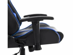 Online Silla de gaming de cuero sintético negro y Silla Gaming