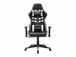 Silla de gaming de cuero sintético y blanco Silla Gaming