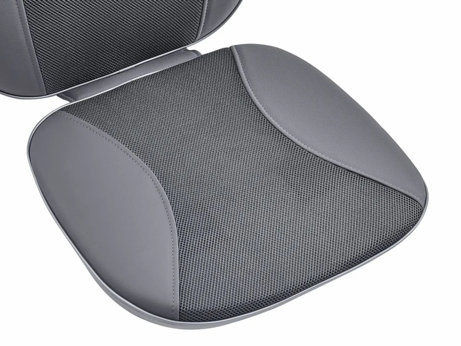Vente-unique Silla de masaje de imitación de cuero - 3 modos e intensidades de masaje - Negro - APASIA