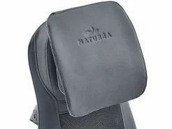 Vente-unique Silla de masaje de imitación de cuero - 3 modos e intensidades de masaje - Negro - APASIA