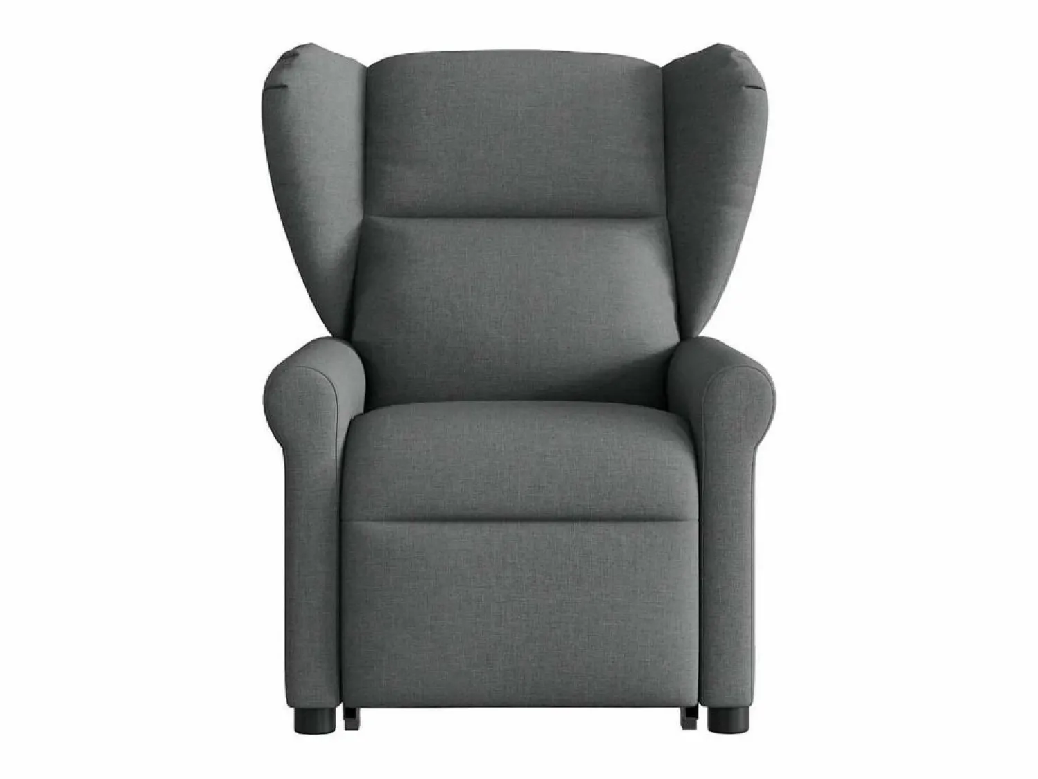 Sale Silla de masaje reclinable de pie de tela gris oscuro SHL5630 Gris antracita