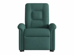 Silla de masaje reclinable de pie de tela verde oscura SHL3782 Verde pino