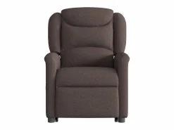Clearance Silla de masaje reclinable de pie de tela marrón oscuro SHL6747 Sillón De Masaje