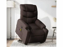 Hot Silla de masaje reclinable de pie de tela marrón oscuro SHL5258 Sillón De Masaje