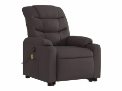 Hot Silla de masaje reclinable de pie de tela marrón oscuro SHL5258 Sillón De Masaje