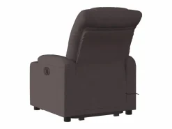 Hot Silla de masaje reclinable de pie de tela marrón oscuro SHL5258 Sillón De Masaje