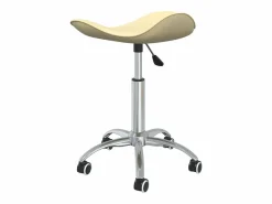 Online Clicnbuy Silla de oficina de cuero sintético color Crema