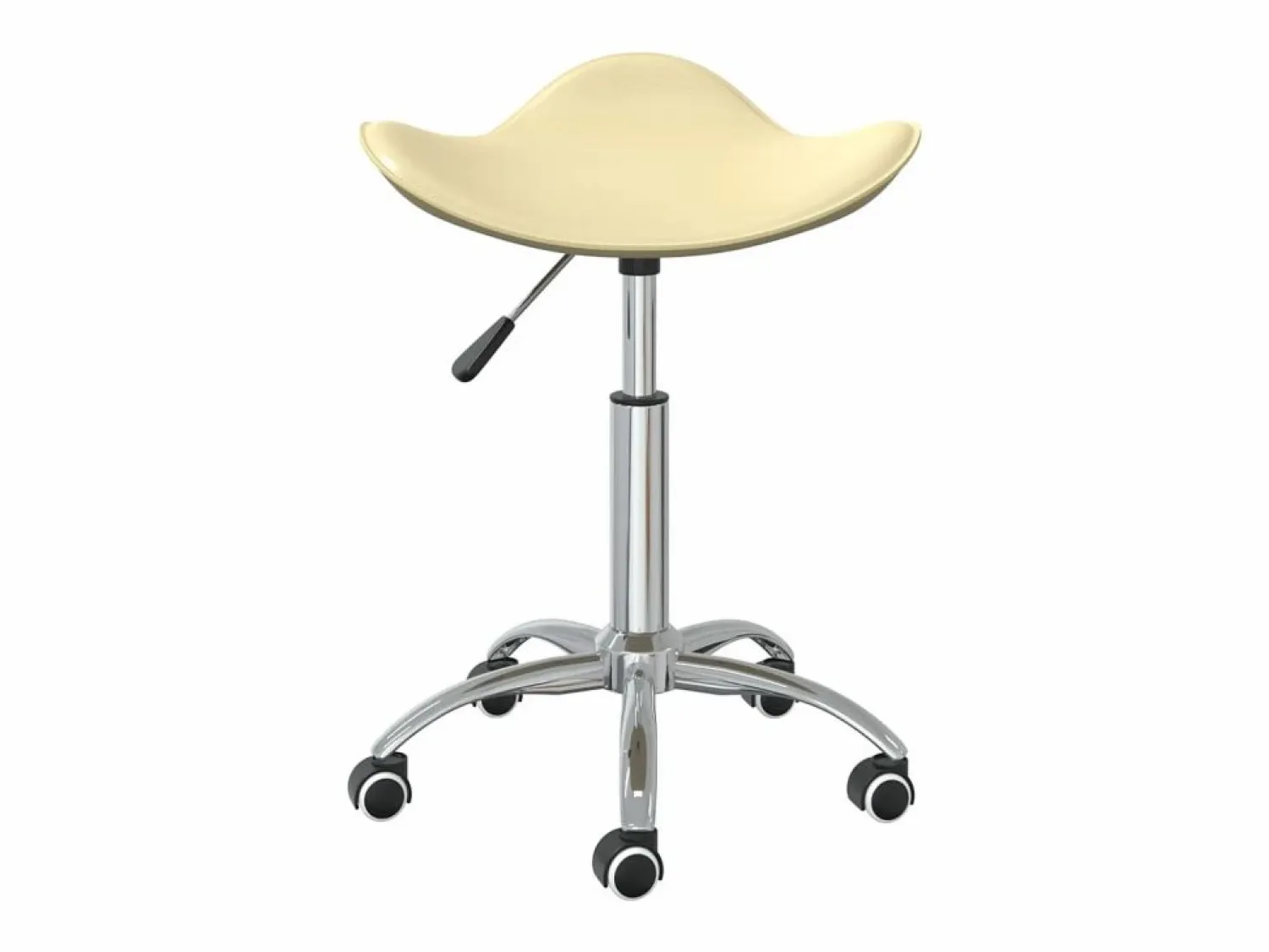 Sale vidaxl Silla de oficina de cuero sintético color Crema